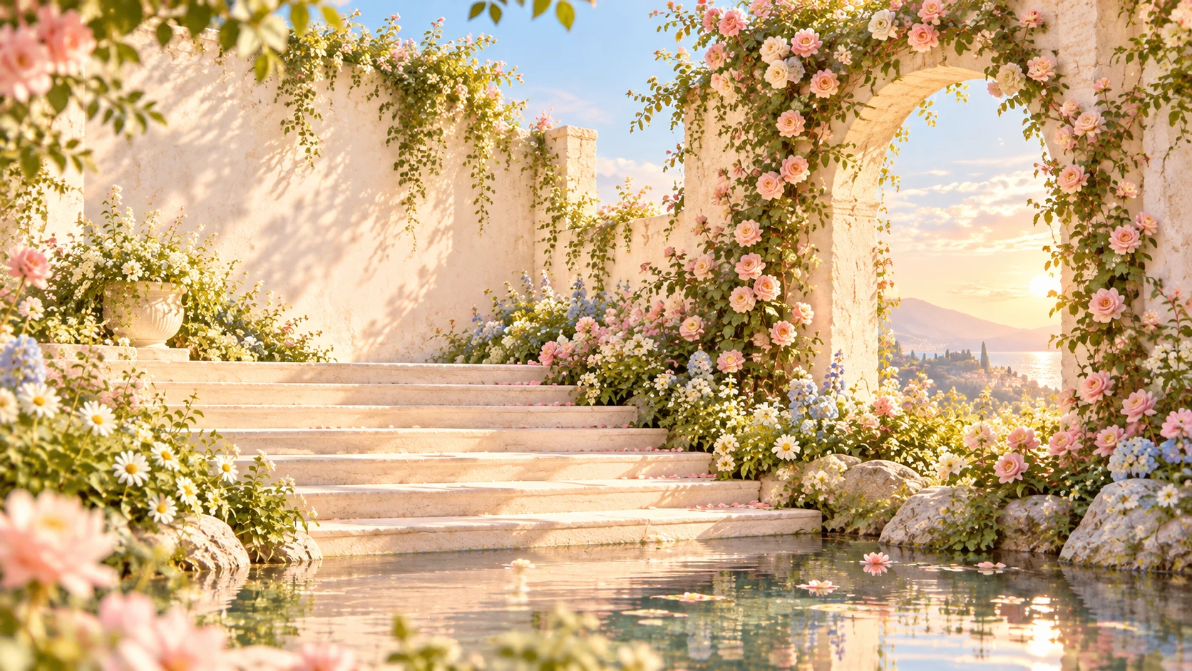Vườn hoa của Dệt Sắc Hoa